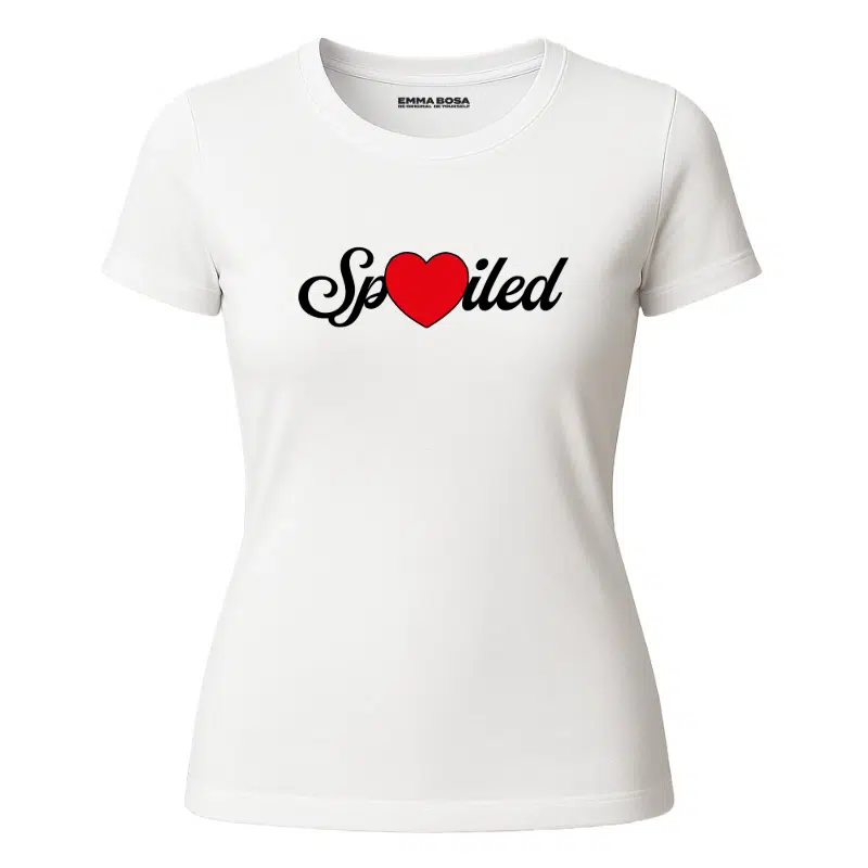 T-shirt Spoiled – T-shirt Sassy Style – T-shirt Spoiled voor Dames – Sassy Style