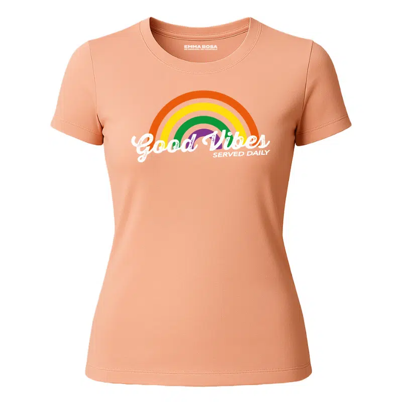 T-shirt Good Vibes – T-shirt Sassy Style – T-shirt Good Vibes voor Dames (detail 2)