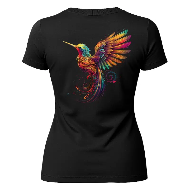 T-shirt Kolibri – T-shirt Sassy Style – T-shirt Kolibri (detail 2)