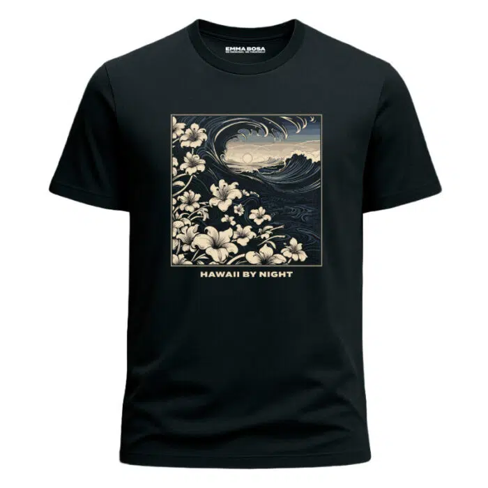 T-shirt Hawaii by Night