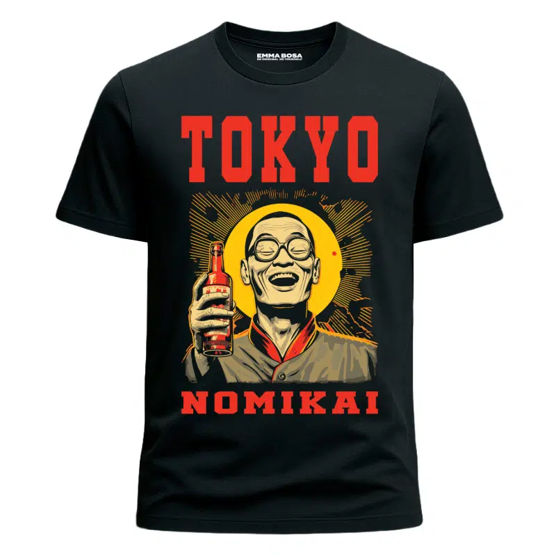 T-shirt Tokyo Nomikai – T-shirt Styler Guys – T-shirt Tokyo Nomikai voor Heren – Uniek Design