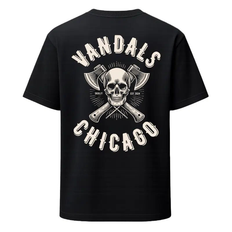 Vandals Chicago Bikeriders T-shirt – T-shirt Styler Guys – Vandals Chicago Bikeriders T-Shirt voor Heren (detail 2)