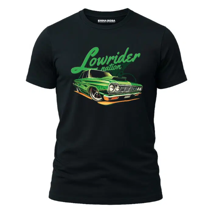 T-shirt Classic Lowrider Car Nation