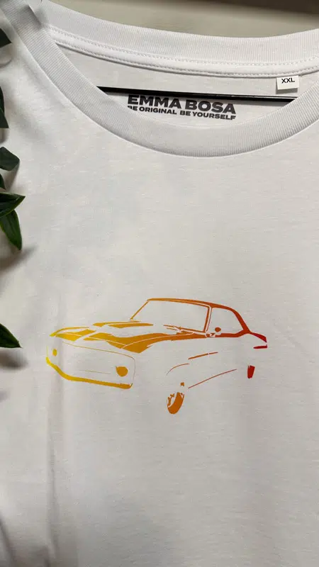 T-Shirt Car XXL – Retro Style Wear, Sale – T-Shirt Car maat XXL (detail 2)
