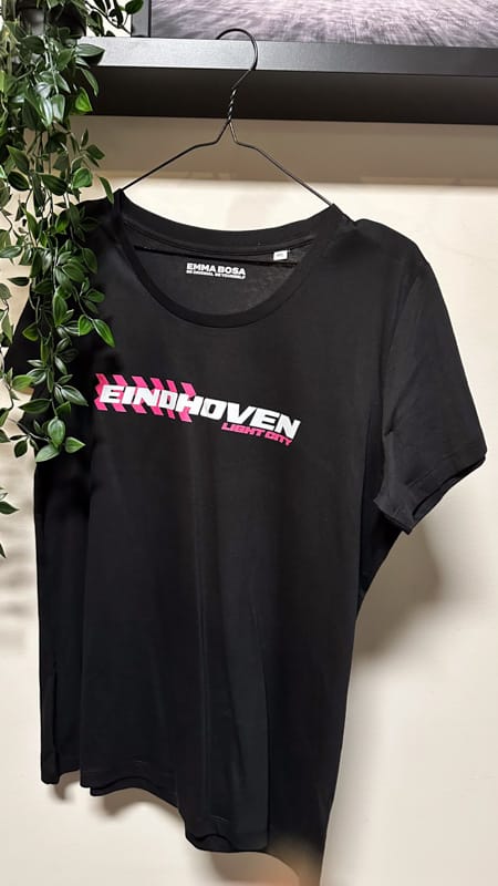 T-Shirt Dames Eindhoven pink maat XXL