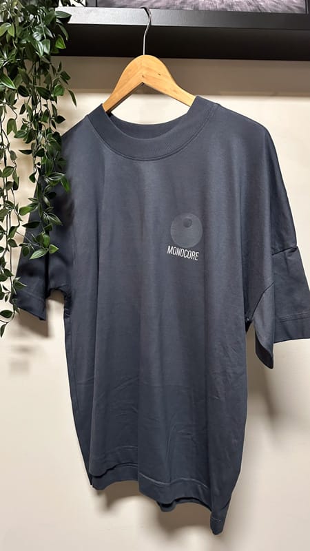 T-Shirt Oversized Monocore Grey Maat M