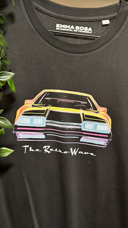 T-Shirt The Retro Wave maat S