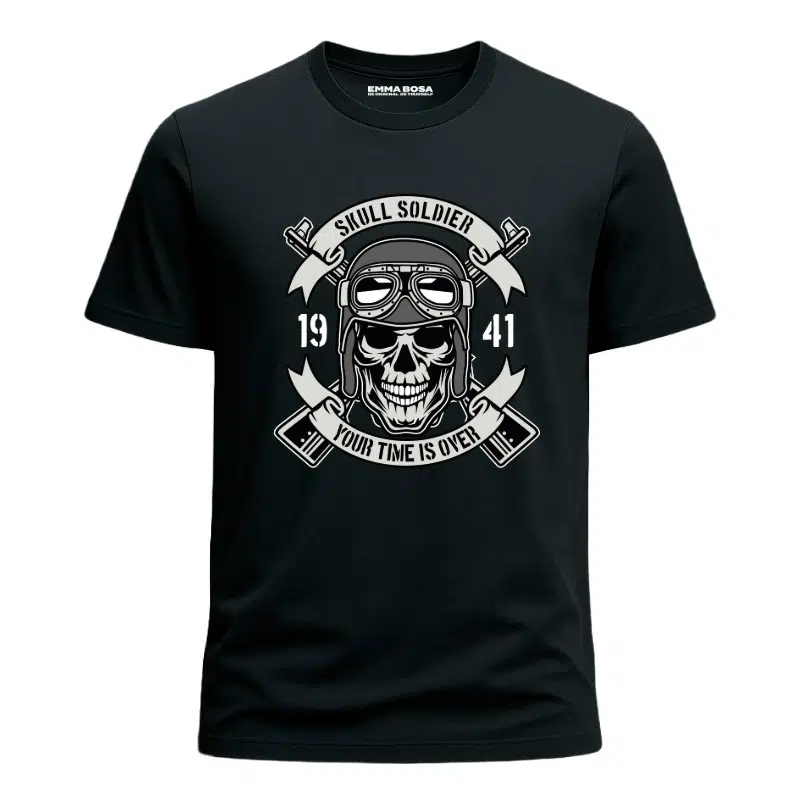 Skull Soldier Vintage T-shirt – USA Vintage – Skull Soldier Vintage T-shirt voor Heren