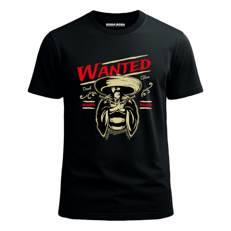 T-shirt Wanted Vintage