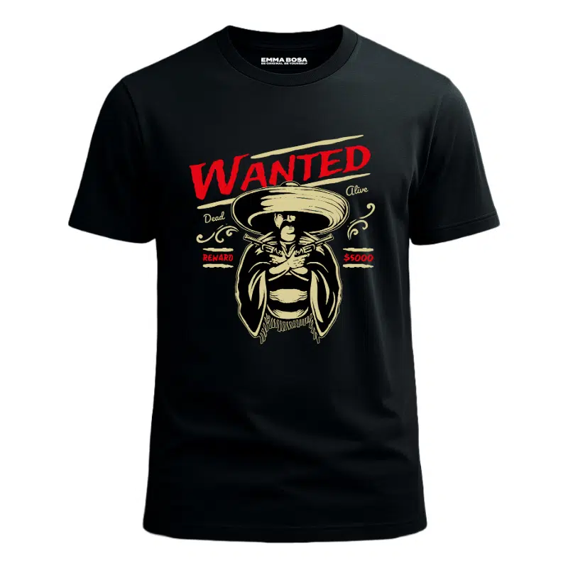 Wanted Vintage T-shirt – USA Vintage – T-shirt Wanted Vintage – Stijlvol & Duurzaam