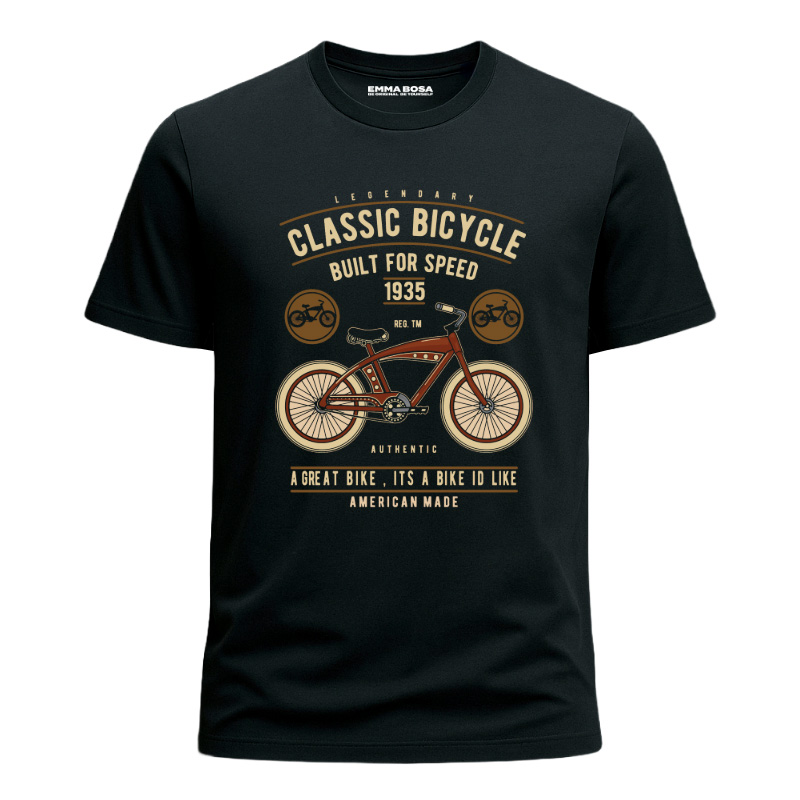 T-shirt Classic Bicycle Vintage