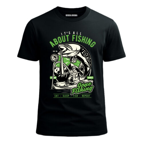 T-shirt About Fishing Vintage