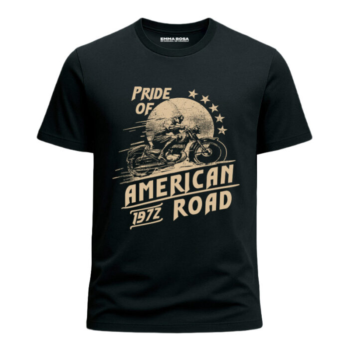 T-shirt American Road Motor Vintage