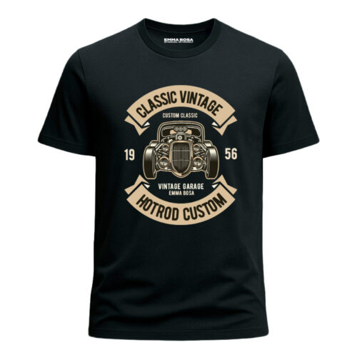 T-shirt Classic Hotrod Vintage