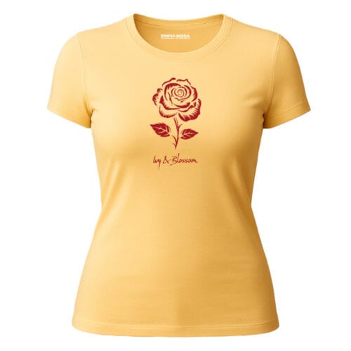 T-shirt Rose Pasion - Ivy & Blossom dames T-shirt