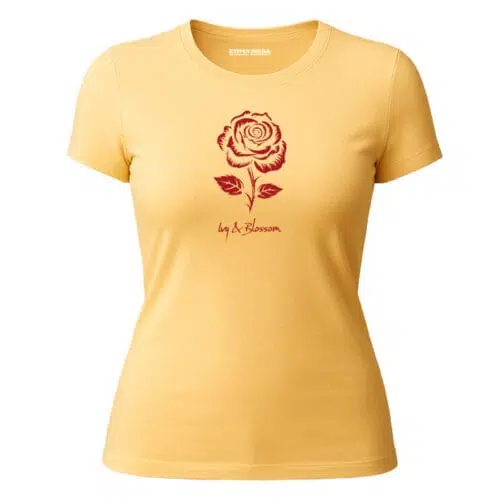 T-shirt Rose Pasion – Ivy & Blossom – T-shirt Rose Pasion - Ivy & Blossom