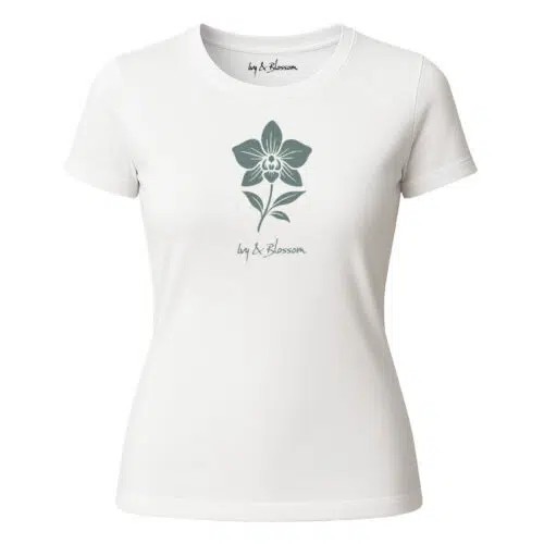 T-shirt Orchid Grace – Ivy & Blossom – T-shirt Orchid Grace - Ivy & Blossom Dames T-shirt