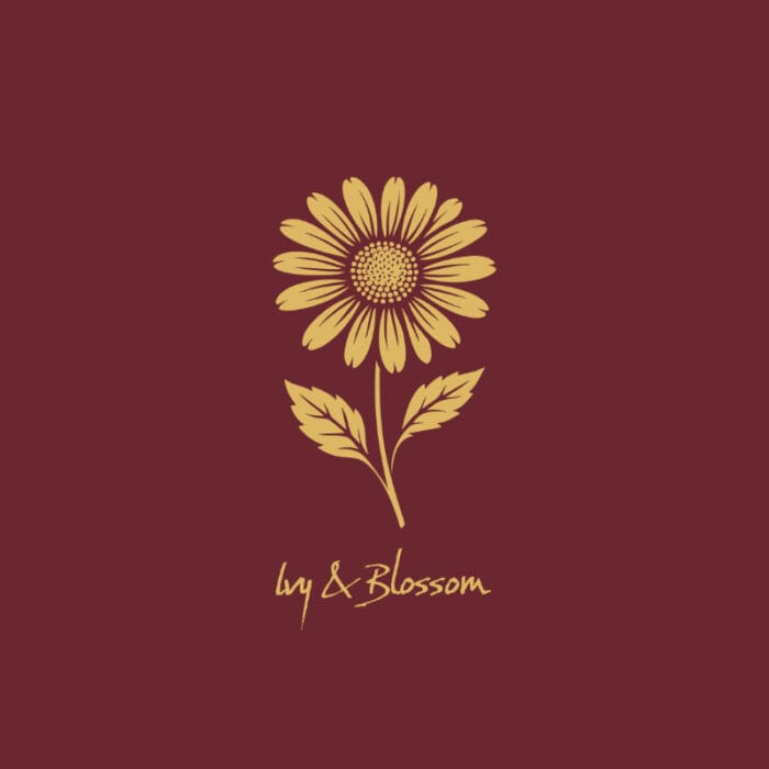 T-shirt Burgundy Daisy