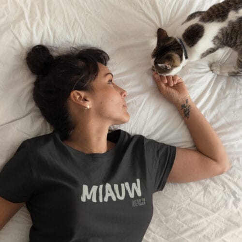 Miauw Statement Dames T-shirt