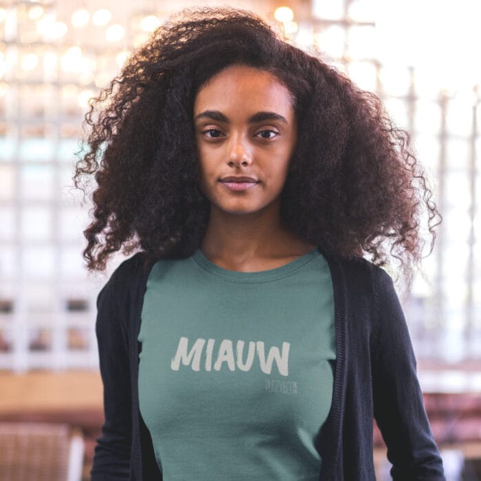 Miauw Statement Dames T-shirt