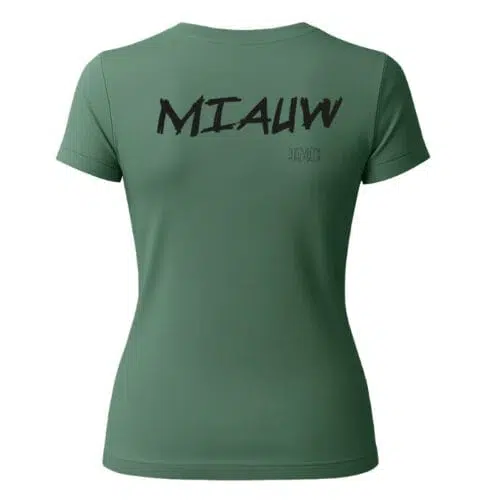 Miauw Classic Dames T-shirt – Purzy&Co – Miauw Classic Dames T-shirt - Purzy&Co (detail 2)