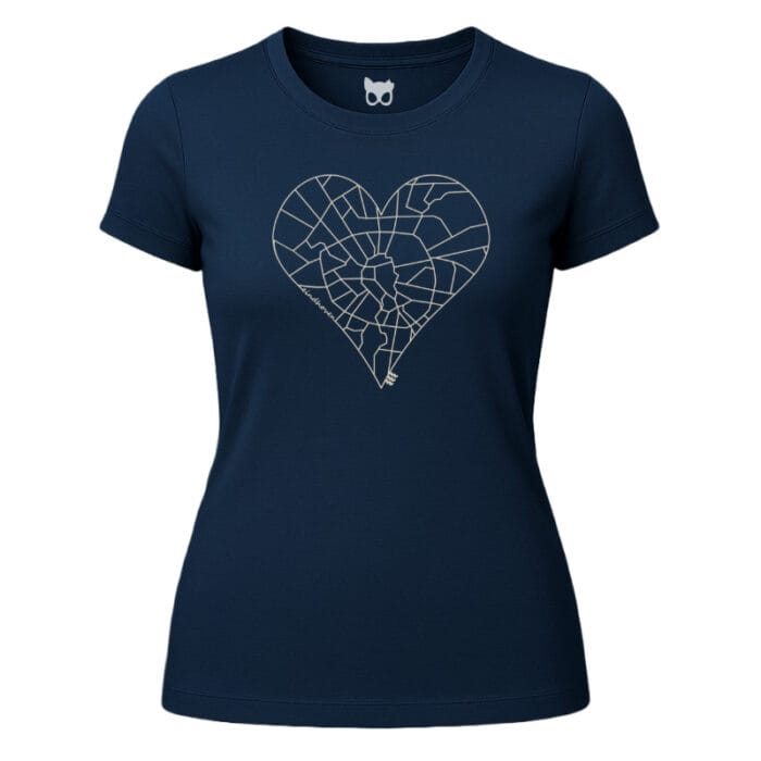 T-shirt Eindhoven Home is where the heart is
