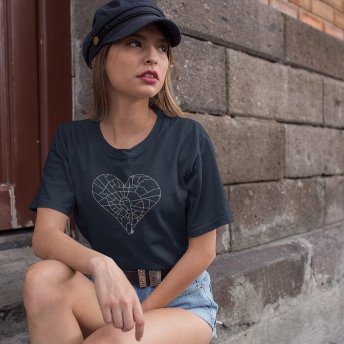 T-shirt Eindhoven Home is where the heart is