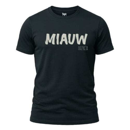 Miauw T-shirt - Bold Statement Print