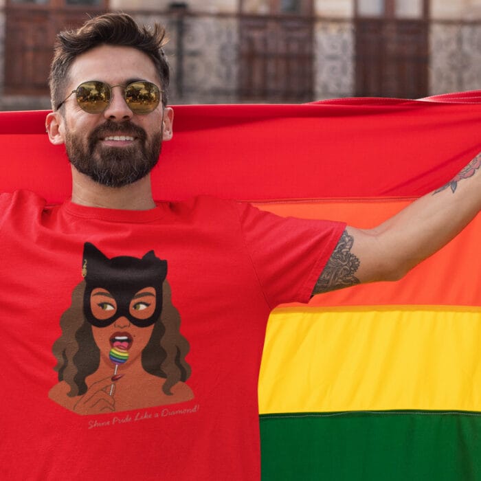 Pride Cat Mask T-shirt - Equality Edition