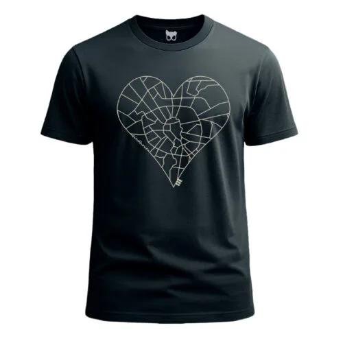 Heartline Graphic T-shirt – Purzy&Co – Heartline Graphic T-shirt - Streetstyle voor Heren