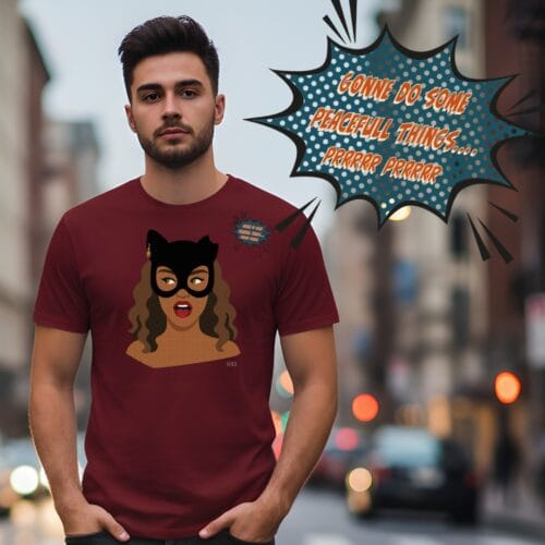 Cat Woman Graphic T-shirt - Retro Vibe