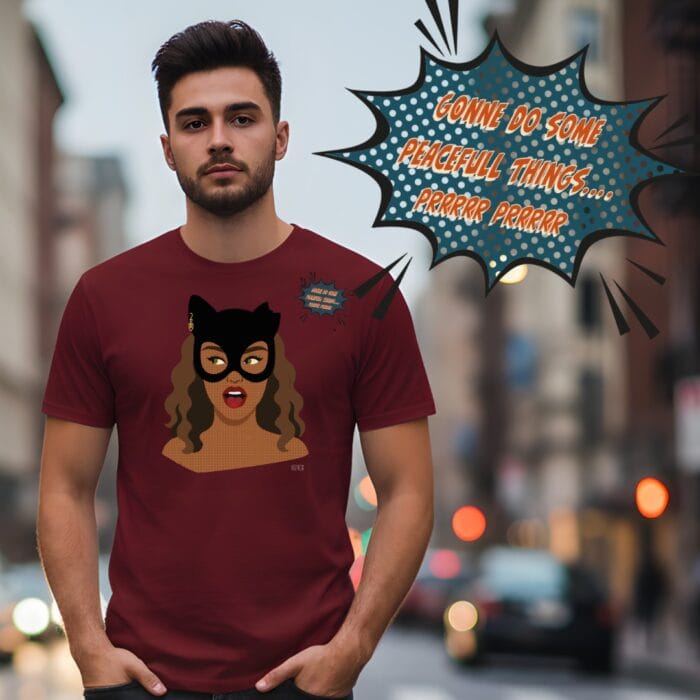 Cat Woman Graphic T-shirt - Retro Vibe