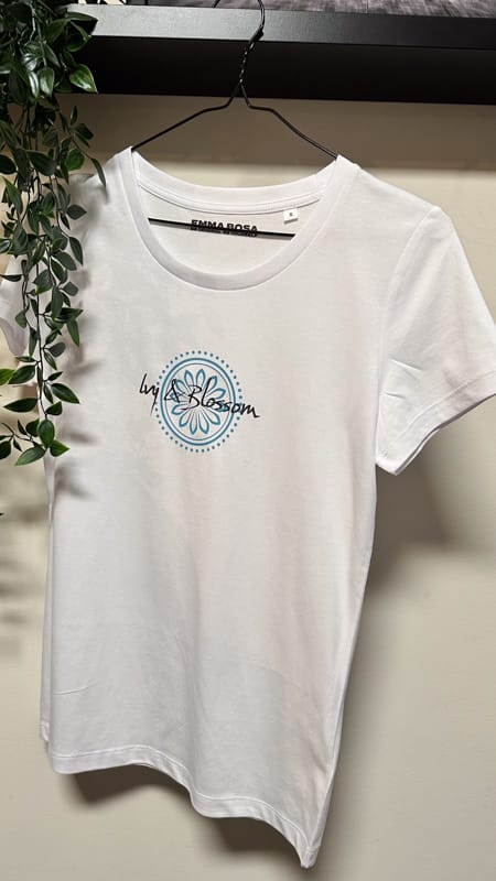 T-Shirt Dames Ivy en Blossom logo maat S