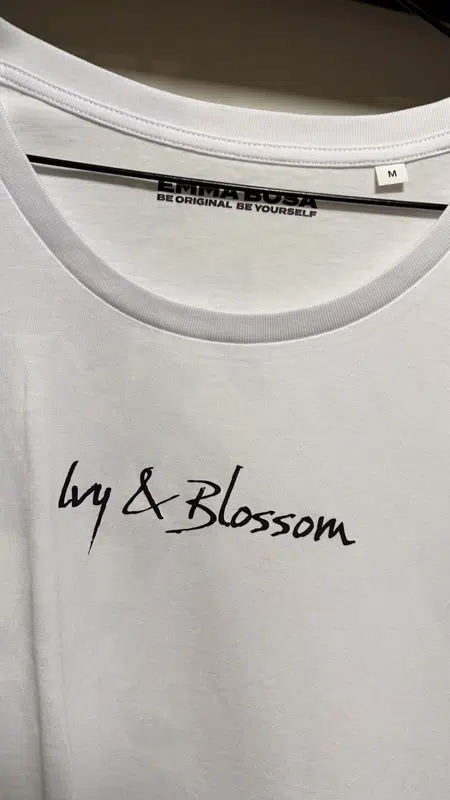 T-Shirt Dames Ivy en Blossom maat M