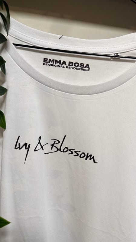T-Shirt Dames Ivy en Blossom maat XXL