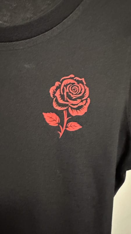 T-Shirt Dames Red Rose maat XS
