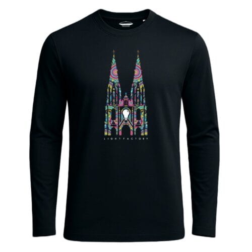 Catharinakerk Light Pattern shirt – Lichtstadkunst – Design Catharinakerk Light Pattern – Lightfactory