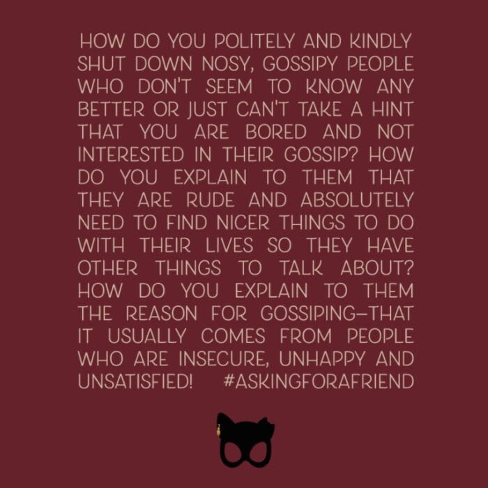 Gossips T-shirt – Purzy&Co – Gossips T-shirt – Purzy&Co Statement (detail 3)