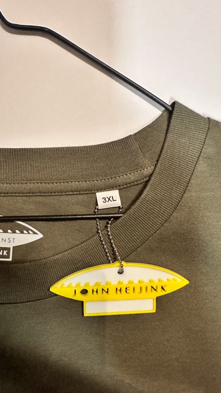 T-shirt Retro Turntable Khaki Maat XL - Afbeelding 4