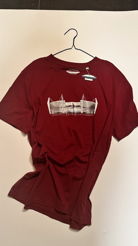 T-shirt Station Burgundi – Sale, Lichtstadkunst – T-shirt Station Burgundi - Maat XXXL