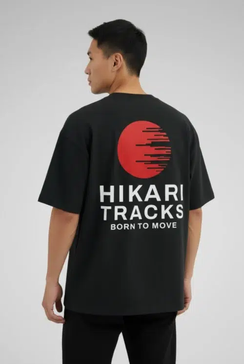 Oversized T-Shirt Hikaritracks Born to Move