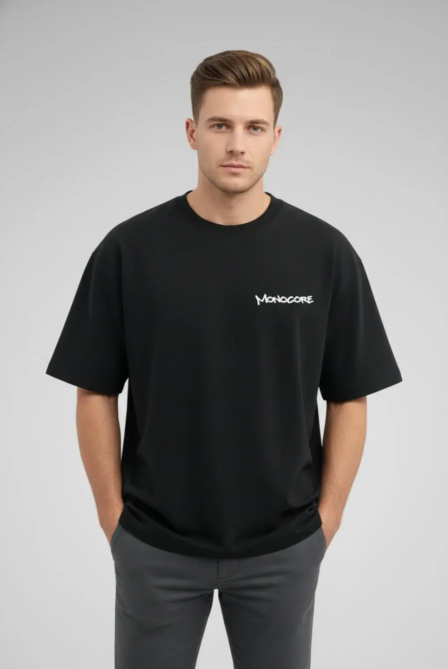 Oversized T-shirt graffiti logo